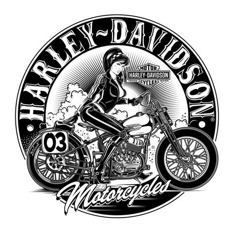 Harley Davidson And Motorcycles On Behance Cartazes Vintage Imagens