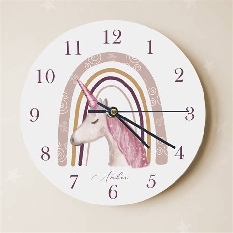 Unicorn Clock By Donna Crain