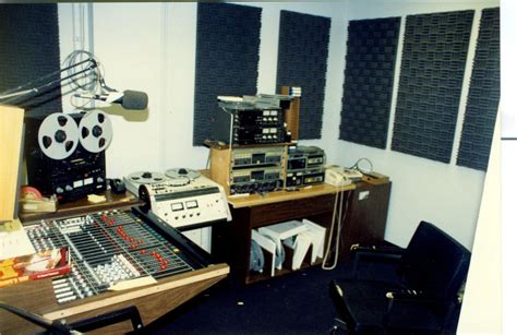 An Early Photo Of The On Air Studio At St Louis Public Radio Kwmu In