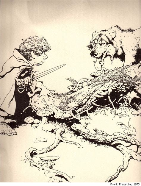Stunning Lord Of The Rings Art By Frank Frazetta — Geektyrant