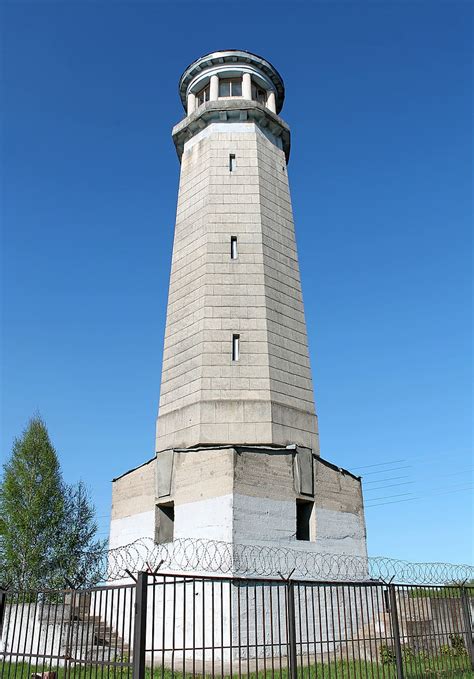 Dubna Lighthouse The Old Lighthouse Architecture Built Structure