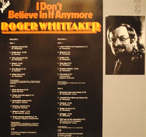 Roger Whittaker I Dont Believe In If Anymore 2lp
