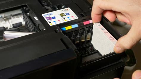 There is a small rectangular slot on the it would go back and forth between saying replace ink cartridges and another error about invalid ink cartridge detected. Epson printer doesn't recognize Ink Cartridge - Gadget Preview