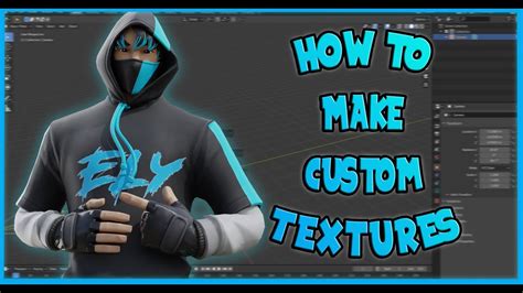 How To CREATE TEXTURE Custom Fortnite Skins In Blender Thumbnail