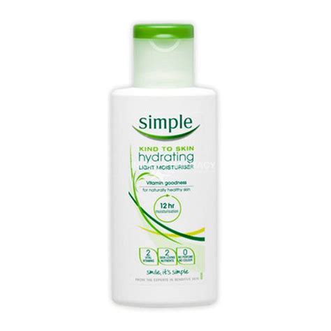 Simple Kind To Skin Hydrating Light Moisturiser 125ml Inish Pharmacy