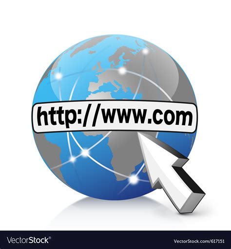 Global Internet Royalty Free Vector Image Vectorstock