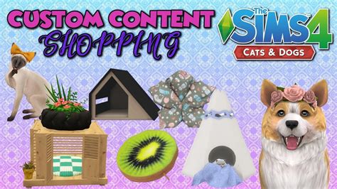 Sims 4 Custom Content Cc For Pets Youtube
