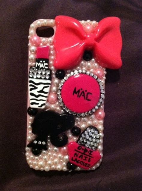Cute Iphone 4 4s Case With Mac Makeup And By Sensationalcases