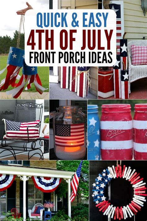 Th Of July Front Porch Ideas Patriotic Outdoor Decorations For Your House