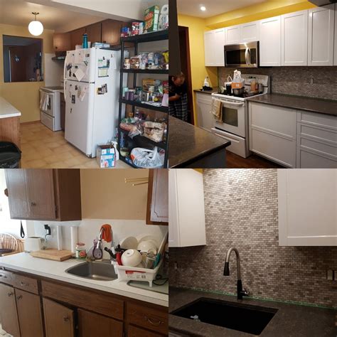 Remodelled Our Kitchen Ourselves 1st Time Homeowners Beforeandafter