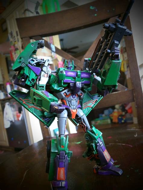 Custom Transformers Custom Painted Voyager Energon Optimus Prime Ebay