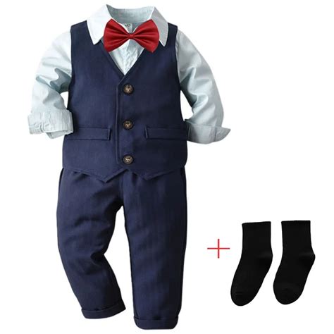 2022 Baby Boys Boys Clothes Set Kid Boys Formal Gentleman Suits