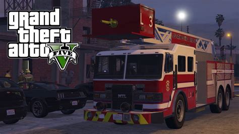 Gta 5 Firefighter Mod Clay County Fire Rescue Engine 24 Responding To D6a