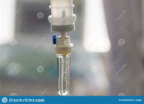 close up view of intravenous fluid drip stock image image of procedure medicine 203205465