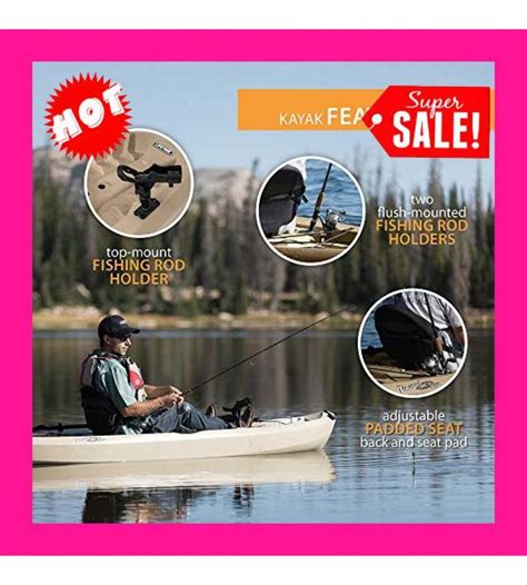 Lifetime Tamarack Angler Fishing Kayak Paddle Included