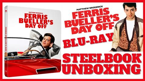 Ferris Buellers Day Off Blu Ray Steelbook Unboxing Youtube