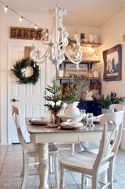 The farmhouse tables are set up in both corners and each have their own uses. Top diy farmhouse dining room light for your home ...