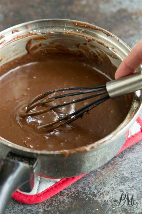 Add the cocoa powder and. chocolate glaze cocoa powder