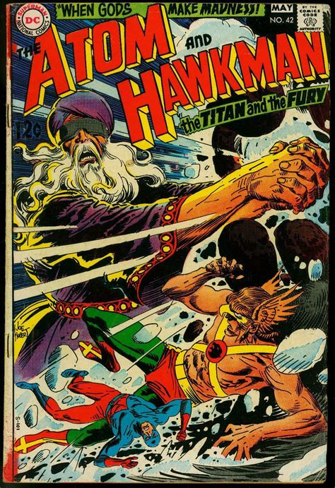 Atom And Hawkman 42 Dc Joe Kubert Cover Vg Comic Books Silver Age