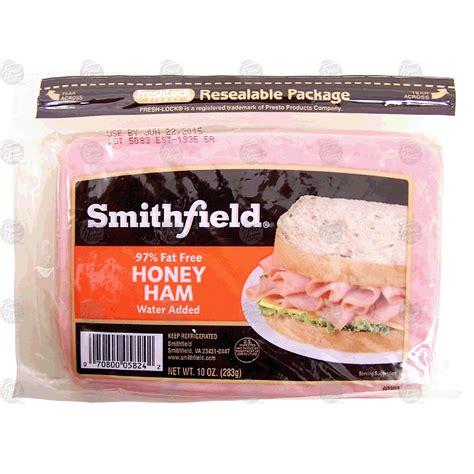 Smithfield Honey Ham Water Added 10oz