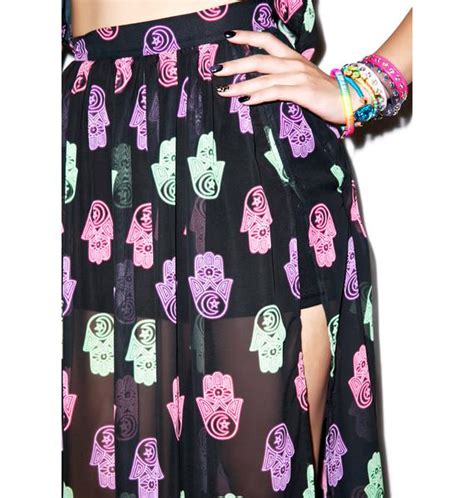 Hi Expectation Hamsa Skirt Dolls Kill