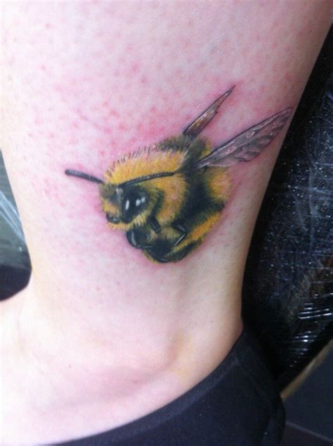 Colour Realistic Bumblebee Tattoo Bee Tattoo Bumble Bee Tattoo Tattoos