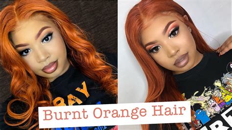 How To Dye Hair Burnt Orange Slaybyciara Youtube