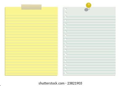 yellow lined paper images stock  vectors shutterstock