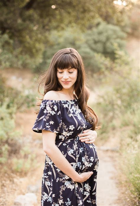 California Maternity Photo Shoot Jeans And A Teacup