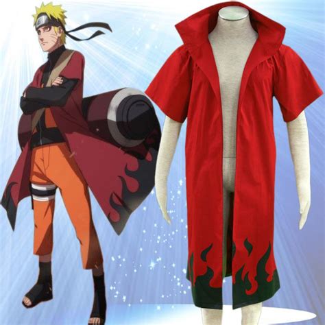 Hokage Costumes Uzumaki Naruto Cosplay 6th Cloak Robe Costumes Naruto