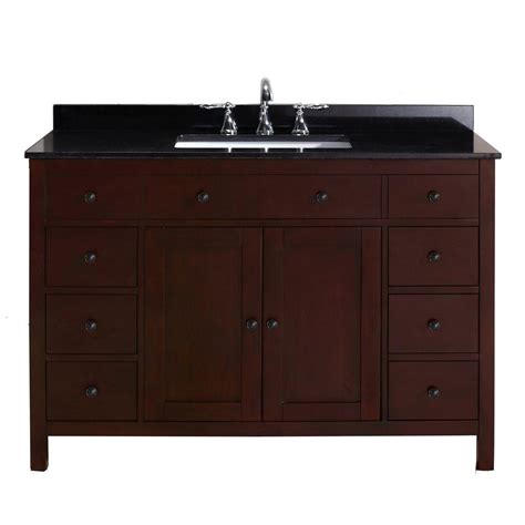 Choose from a wide selection of great styles and finishes. Pegasus Austen 48 in. Vanity in Dark Cherry with Granite ...