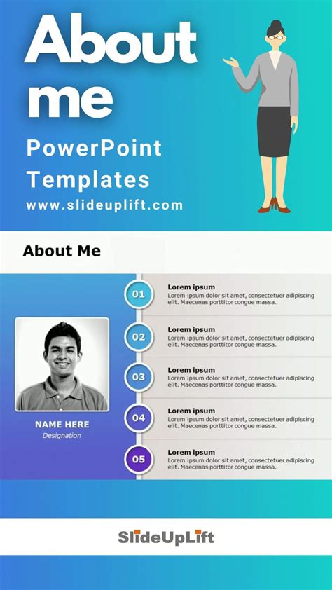 About Me Resume Powerpoint Slide Resume Powerpoint Templates