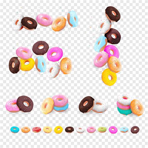 Realistic 3d Sweet Tasty Donut Background 3212725 Vector Art At Vecteezy