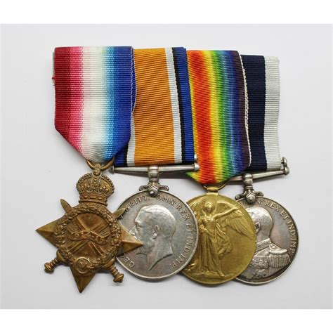 Ww1 1914 15 Star British War Medal Victory Medal And Royal Naval Lsandgc