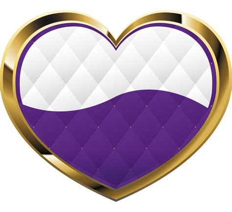 Purple Heart Euclidean Vector Metal Purple Heart Shaped Vector