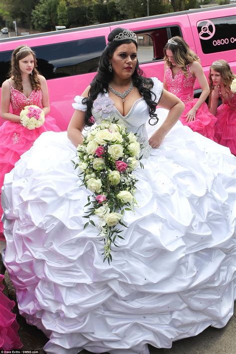 my big fat gypsy wedding flower dress 464132