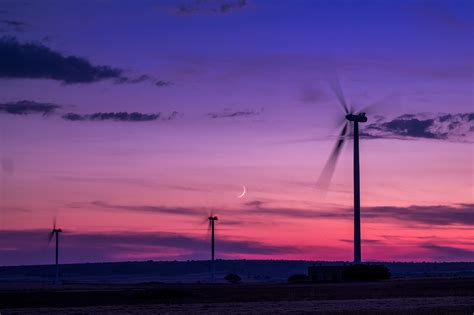 1080x1920 1080x1920 Wind Turbines Nature Hd Wind Farm Sunset 5k