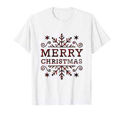 Merry Christmas Plaid Snowflake T Shirt Ibelieveimages Plaid