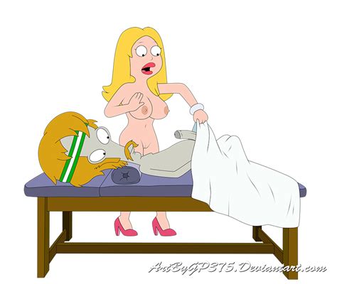 Rule 34 Accurate Art Style American Dad Francine Smith Gp375 Innie Pussy Penis Roger Smith