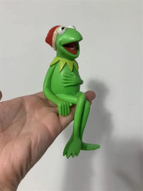Vintage Muppets Kermit The Frog Hallmark Christmas Stocking Hanger
