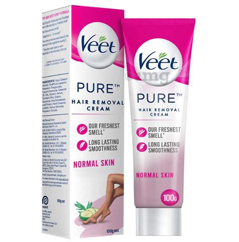 Veet Pure Hair Removal Cream With No Ammonia Smell For Normal Skin
