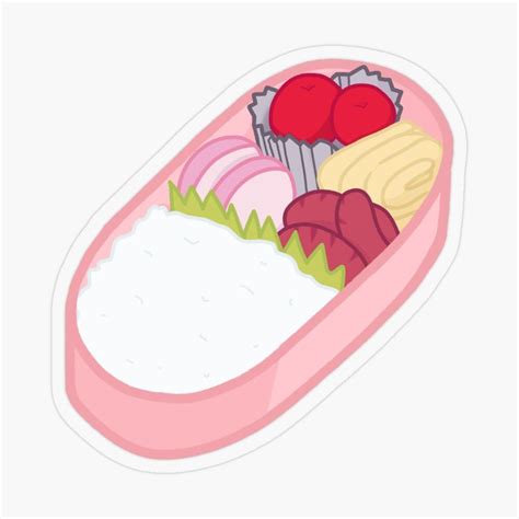 Anime Bento Lunch Box Sticker By Nabibibi Artofit