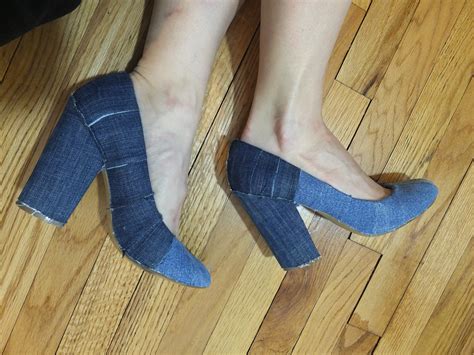 Maybe you would like to learn more about one of these? Refashion Co-op: DIY Denim Shoes