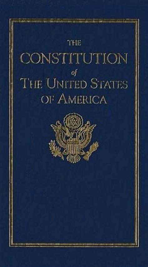Constitution Of The United States English Hardcover Book Free