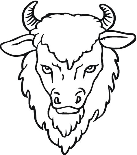 Free Buffalo and Bison Coloring Pages