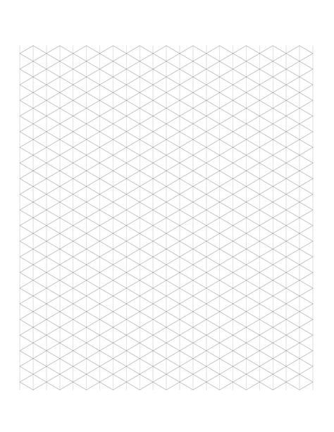 5 Free Isometric Graph Grid Paper Printable Pdf Best Letter