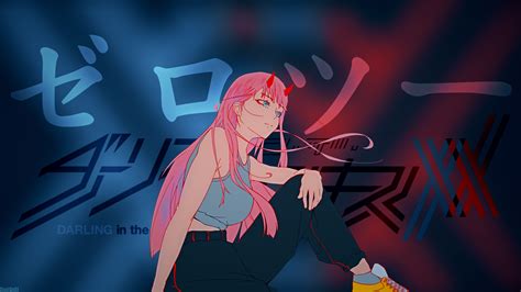 zero two darling in the franxx desktop wallpapers phone wallpaper pfp s and more