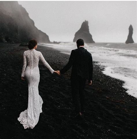 Iceland Black Sand Beach Wedding Beautiful Beach Wedding Wedding