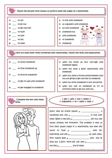 Relationships Worksheet Free Esl Printable Worksheets Made By Teachers