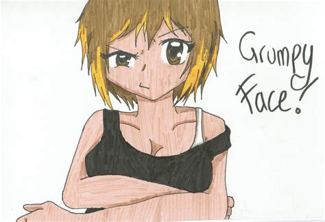 Grumpy Face By Buppie On Deviantart